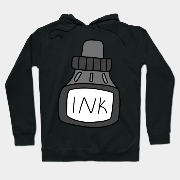 Black Ink Hoodie by saradaboru